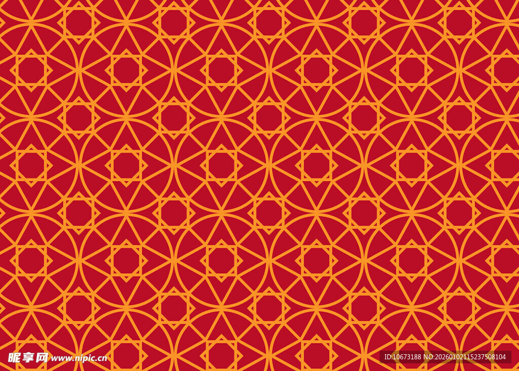 橙红色几何图案背景纹理