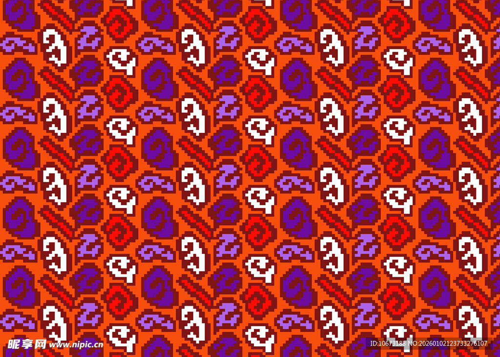 多彩抽象图案纹理背景