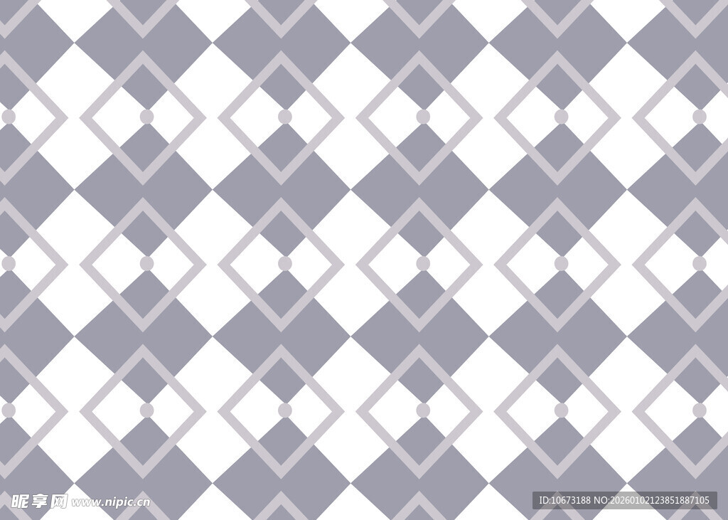 灰白菱形几何图案背景