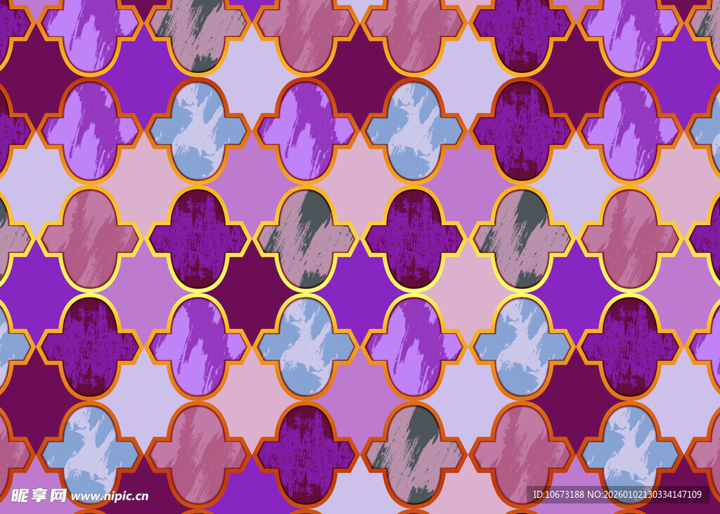 多彩几何图案马赛克纹理