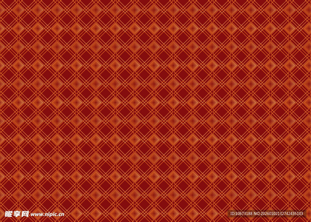 红色几何图案纹理背景