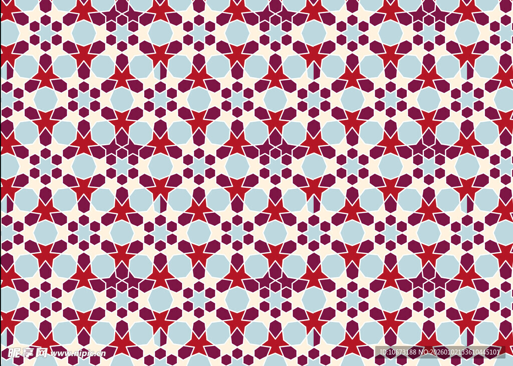 红白几何图案纹理背景