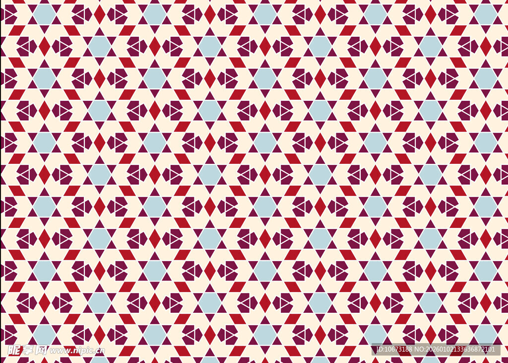 红蓝几何图案装饰纹理