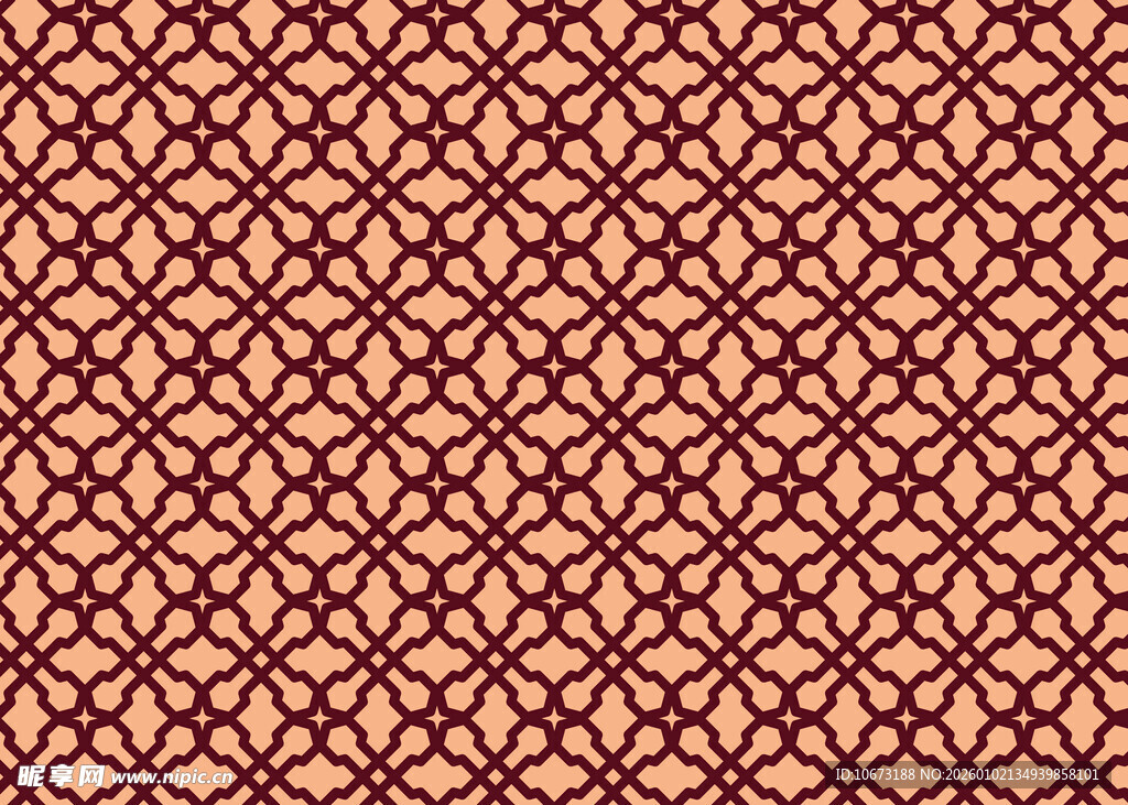 复古几何图案纹理背景