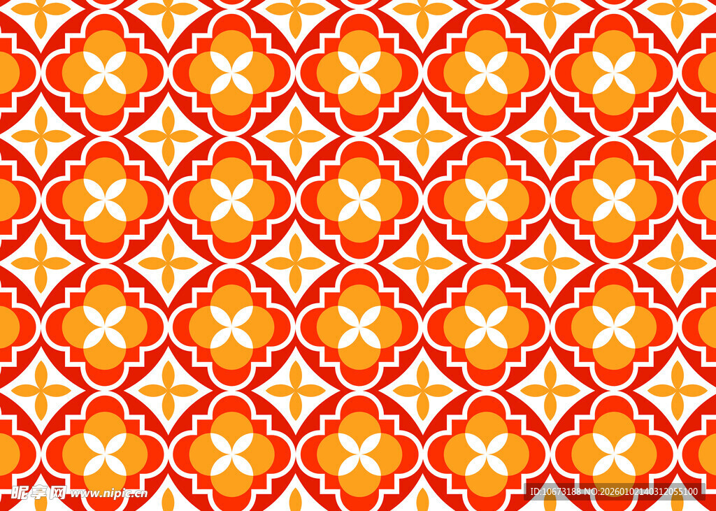 橙红色几何图案纹理背景