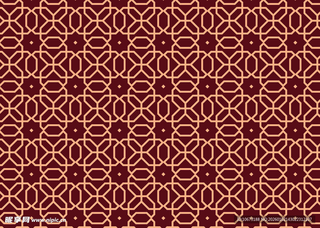 复古几何花纹图案背景