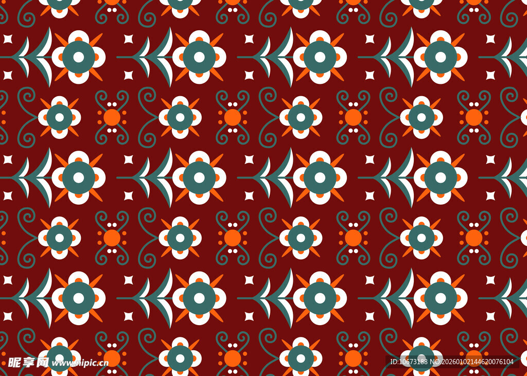 民族风几何图案纹理背景