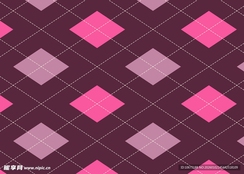 紫色菱形几何图案背景