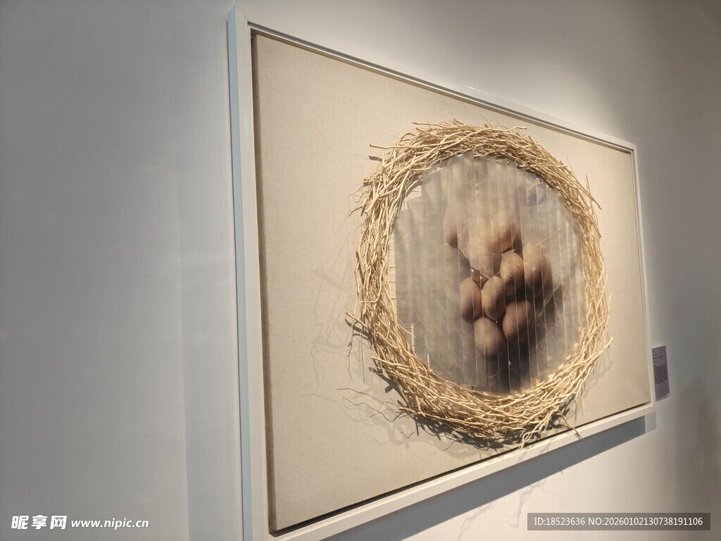 墙上的艺术花环画作