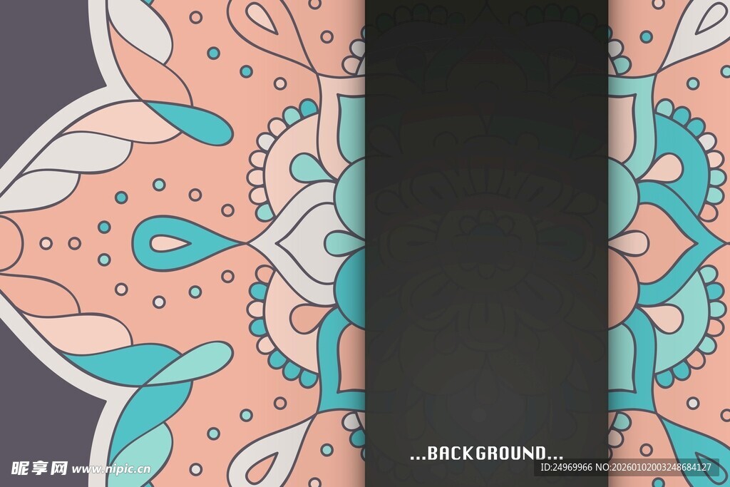 曼陀罗风格手机壳图案设计