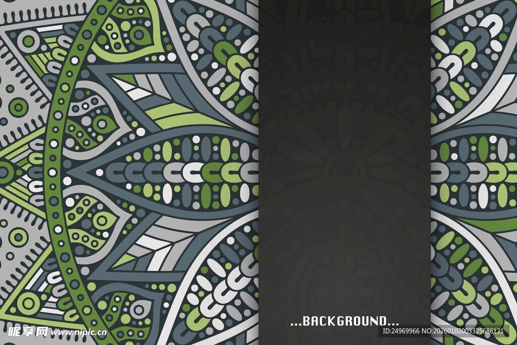 抽象几何图案装饰设计