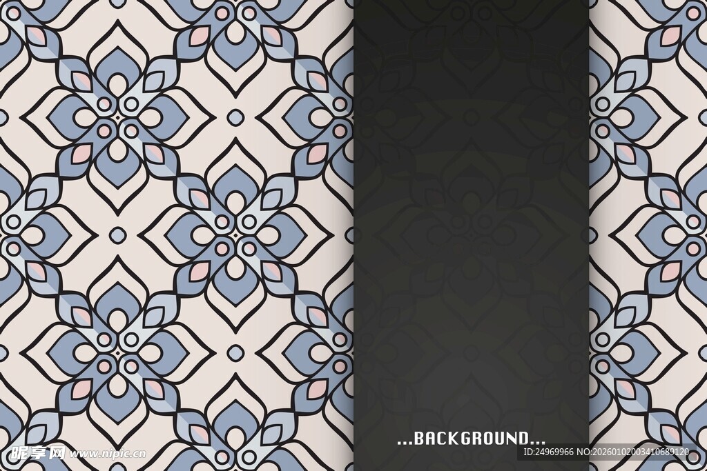 几何图案笔记本封面设计