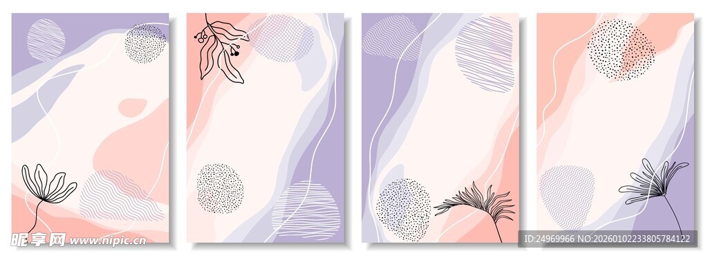 梦幻花卉手机壳图案设计