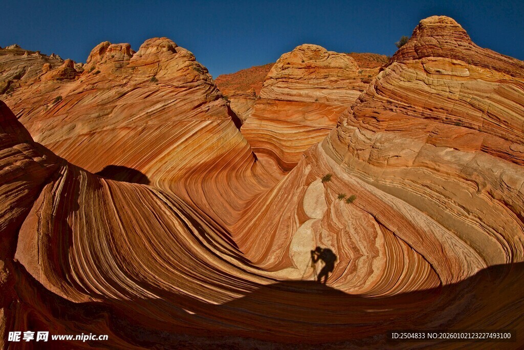 壮丽峡谷中的独特地貌景观