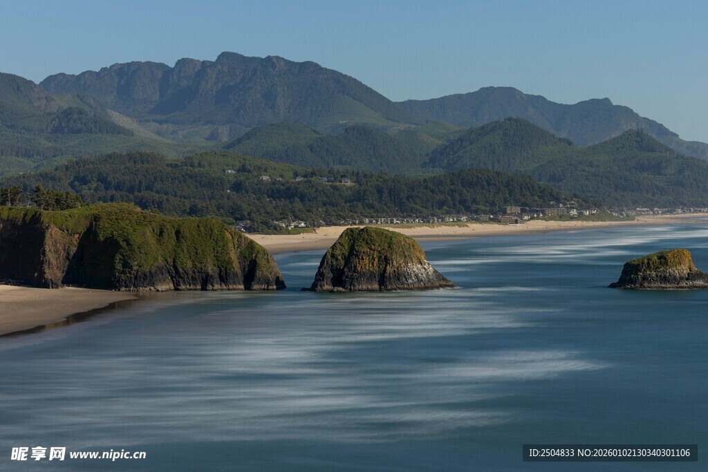 海滨山水美景