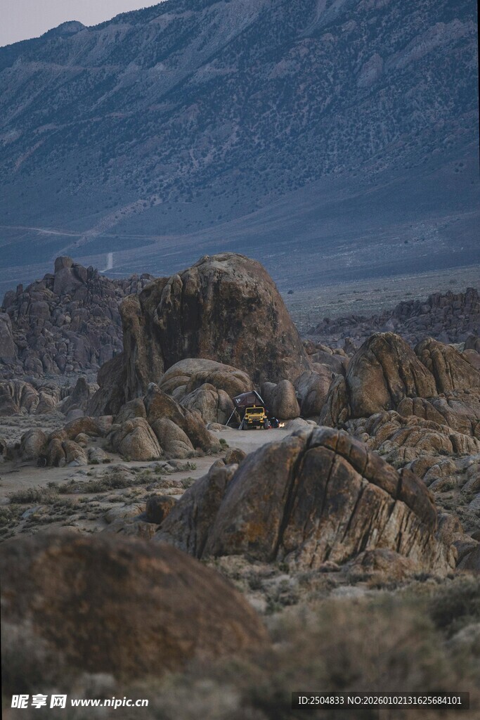  漠嶙峋山石景观