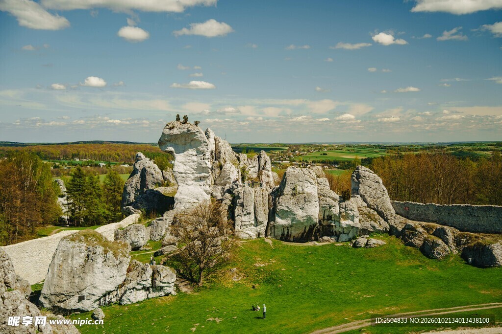 壮观的岩石景观