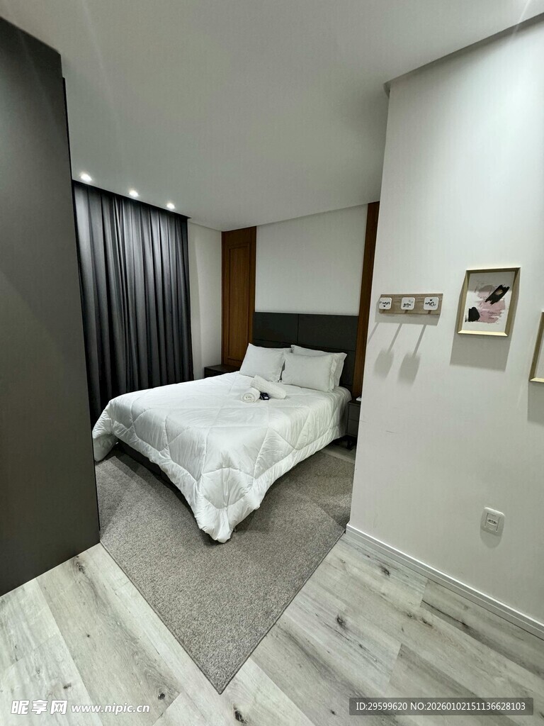 现代简约风格卧室空间