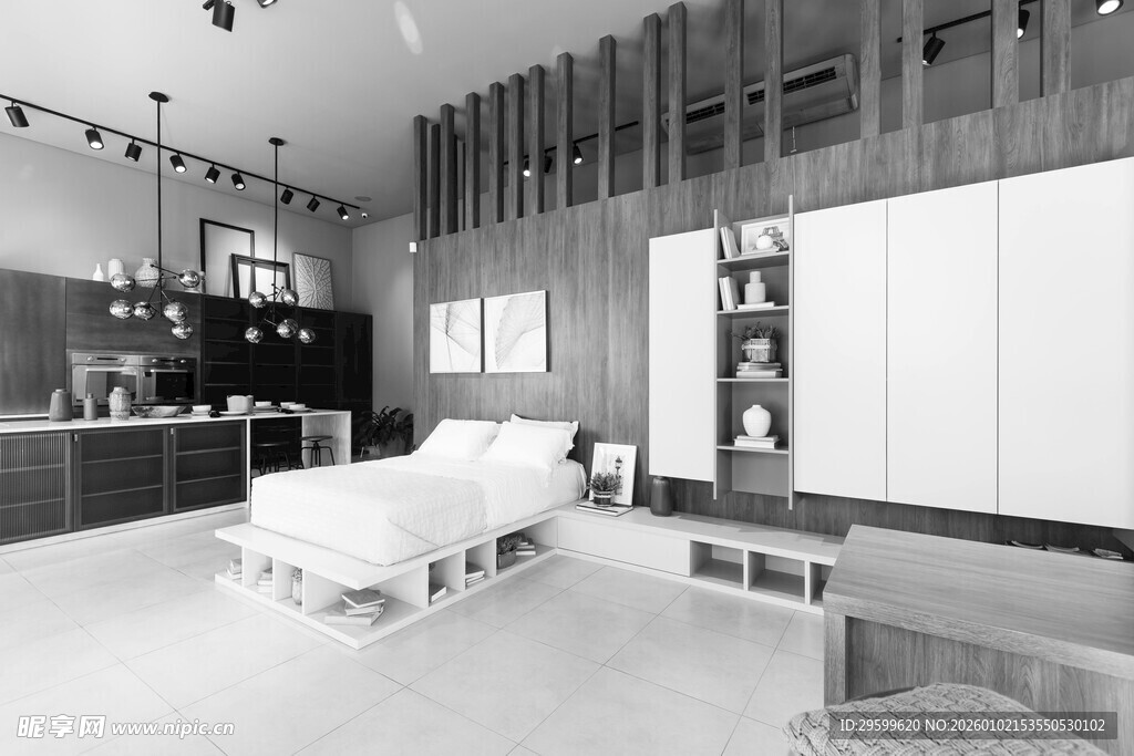 现代简约风客厅室内设计