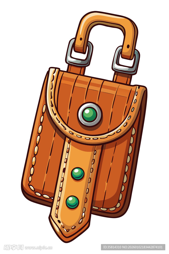 复古风皮革小挎包