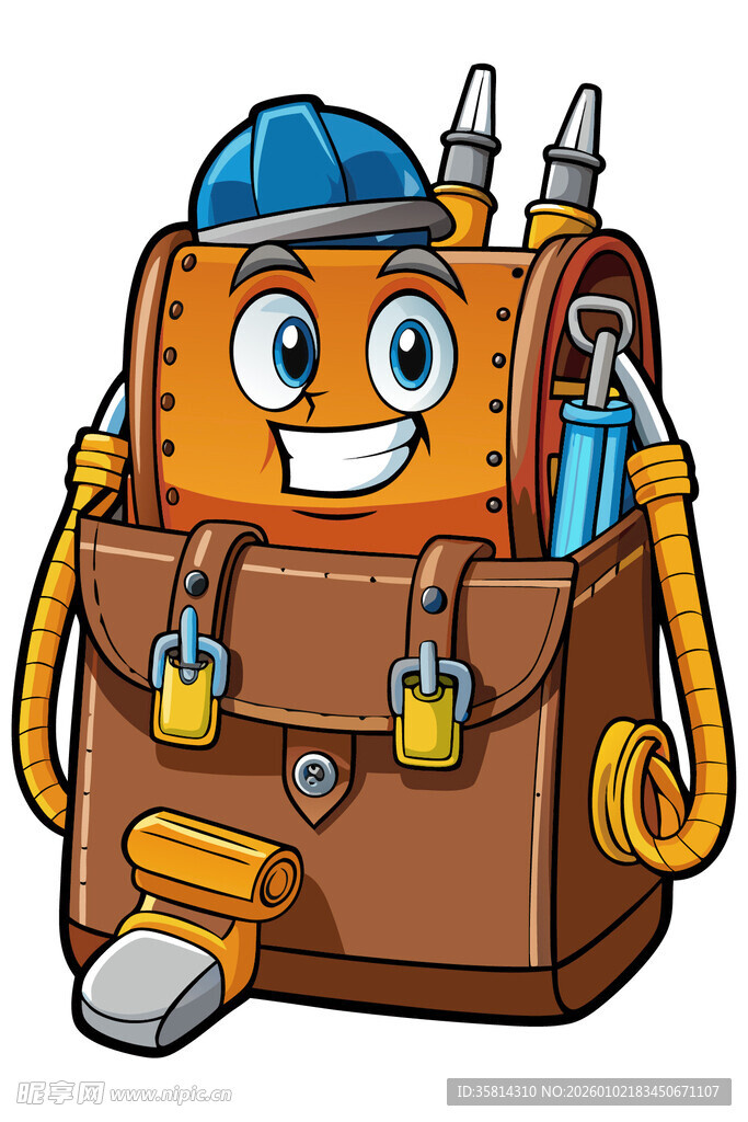 可爱工具包卡通形象