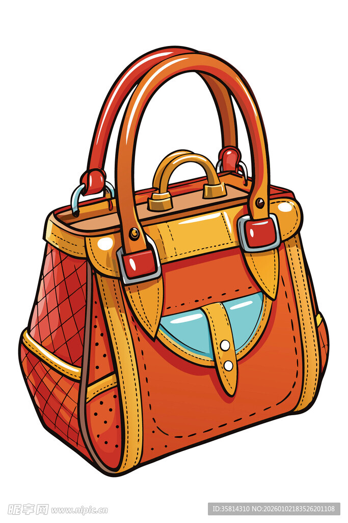 时尚复古手提包