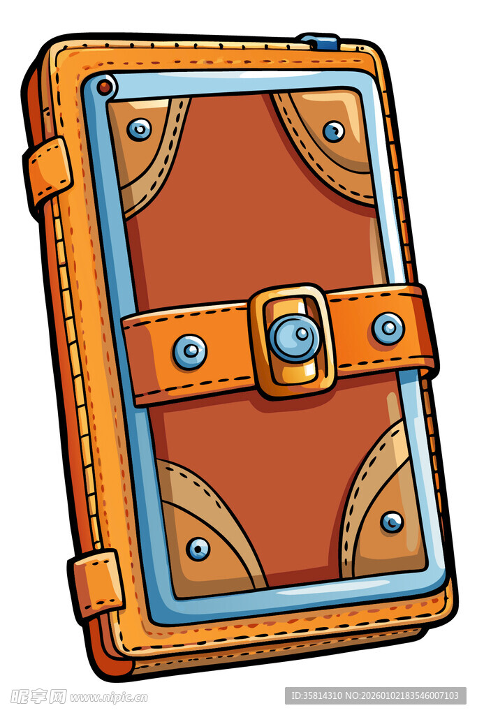 复古皮质笔记本