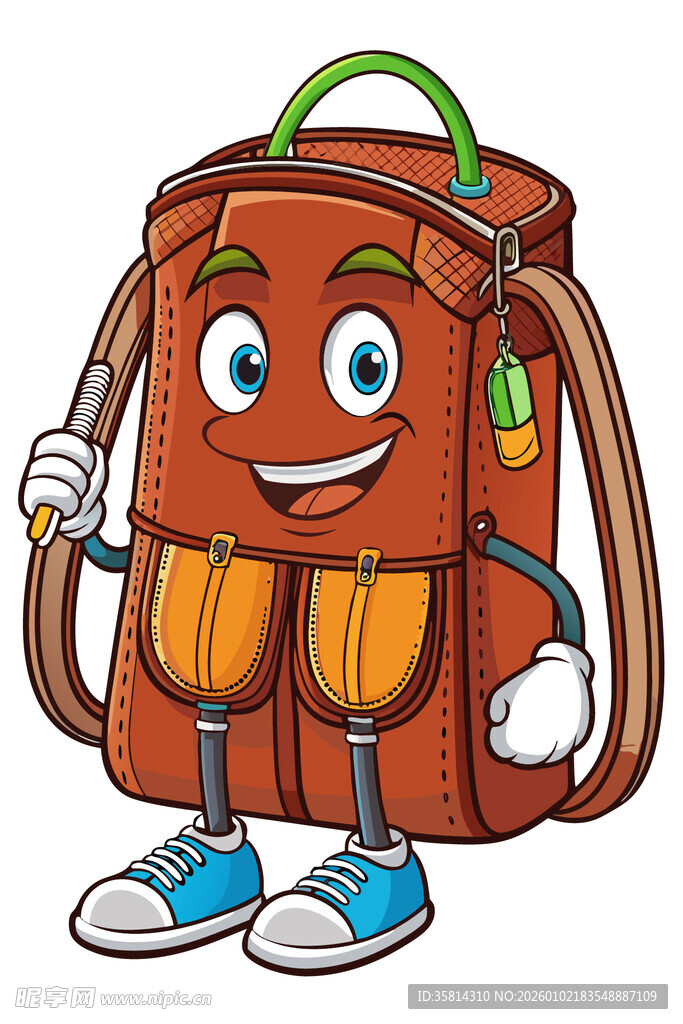 可爱卡通背包形象