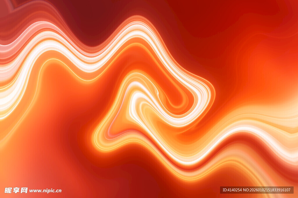 炫彩流动光线背景图