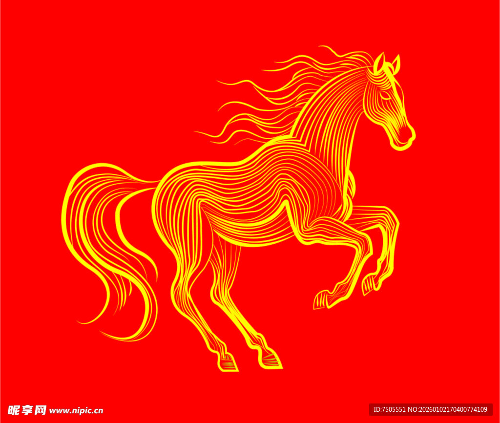 马 马年 2026年  丙午年