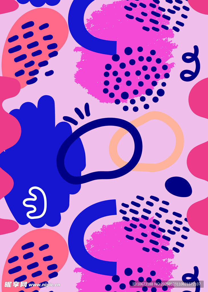 多彩抽象图案背景设计