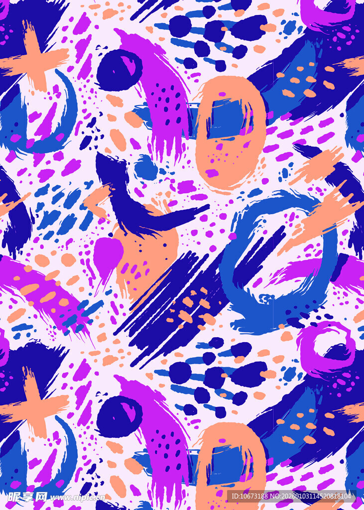 多彩抽象图案艺术设计