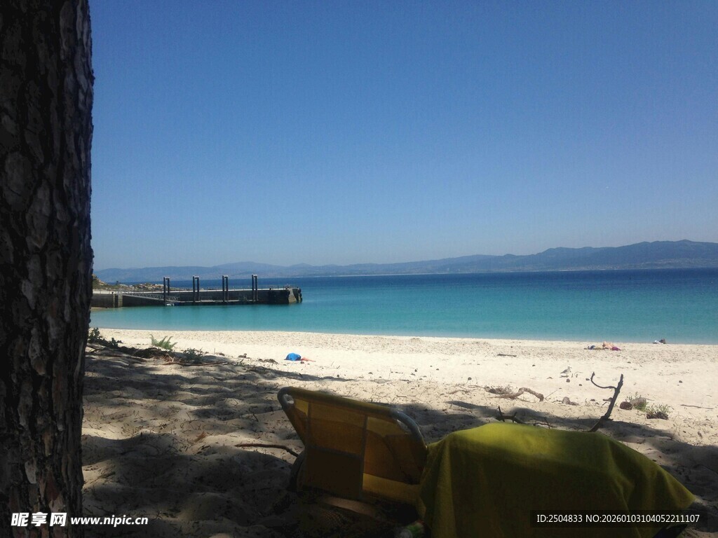 海边休闲场景 惬意时光