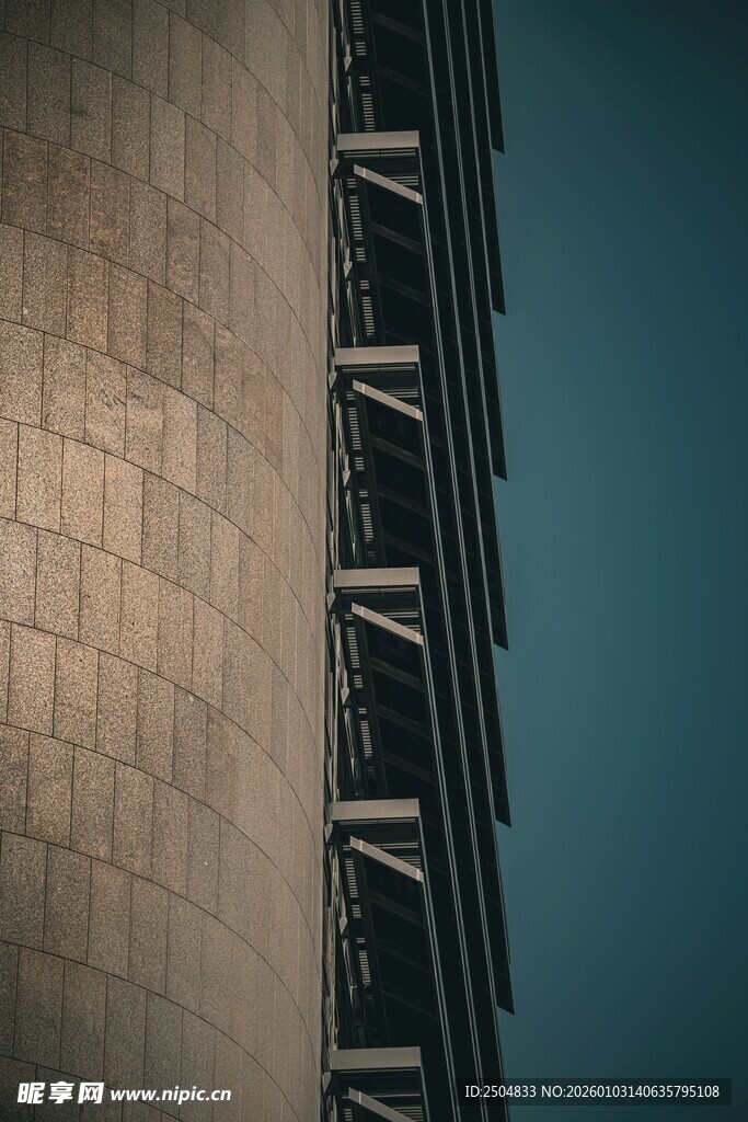 高耸建筑外观细节