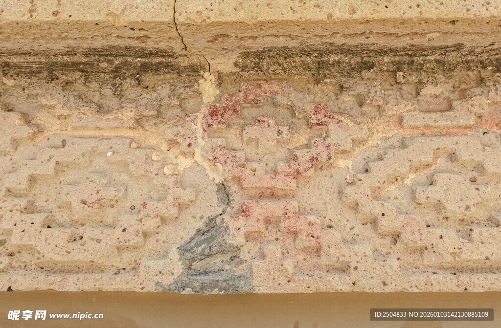 古老精美壁画局部