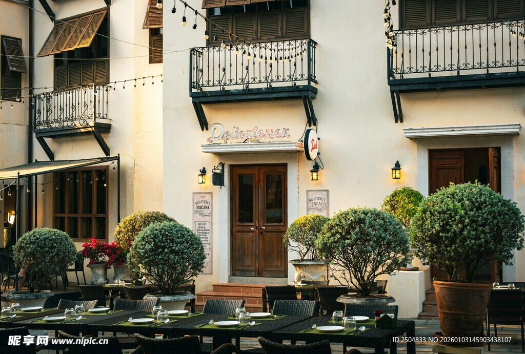 欧式庭院建筑景观