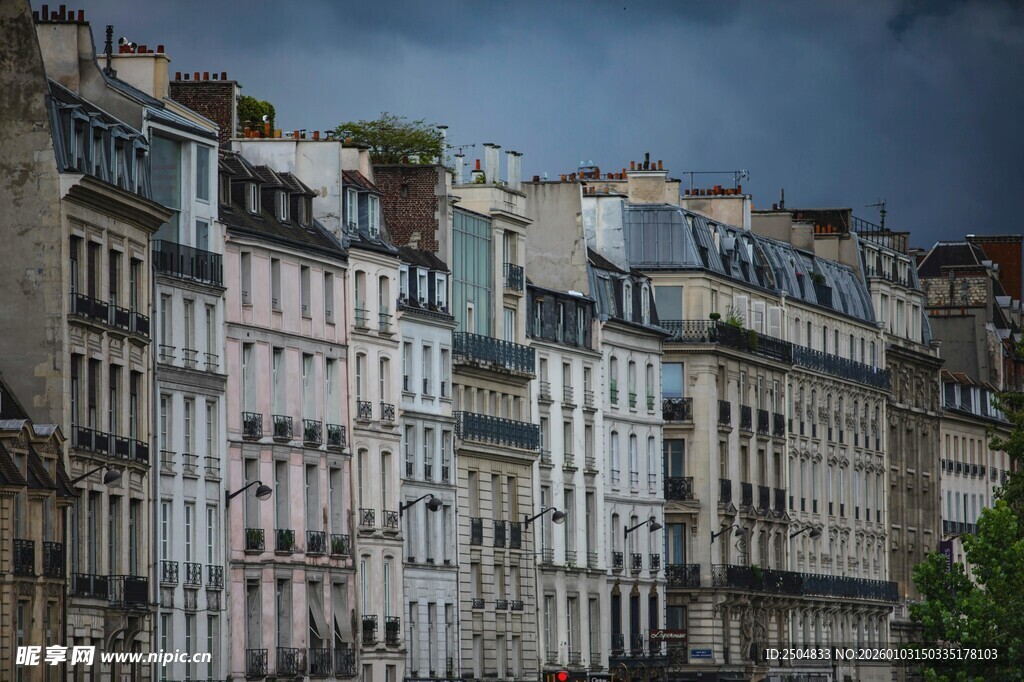 巴黎城市建筑景观