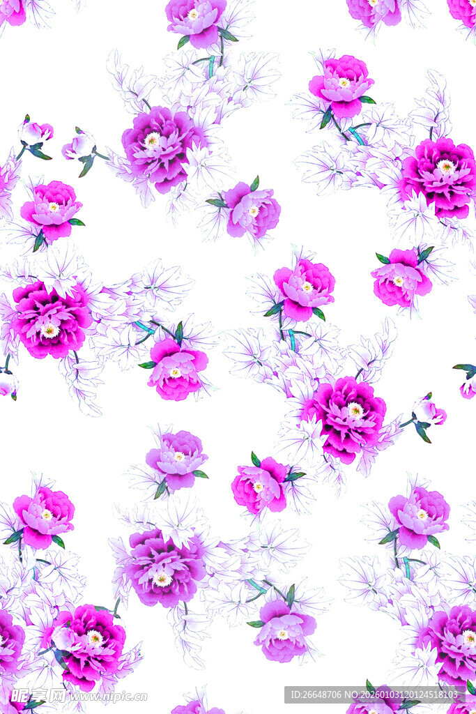 小碎花 水彩花 大花 大牌 