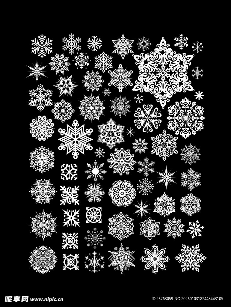 雪花图案