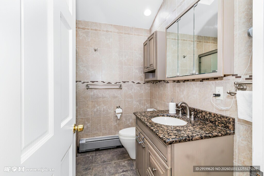 现代简约风格卫生间一角