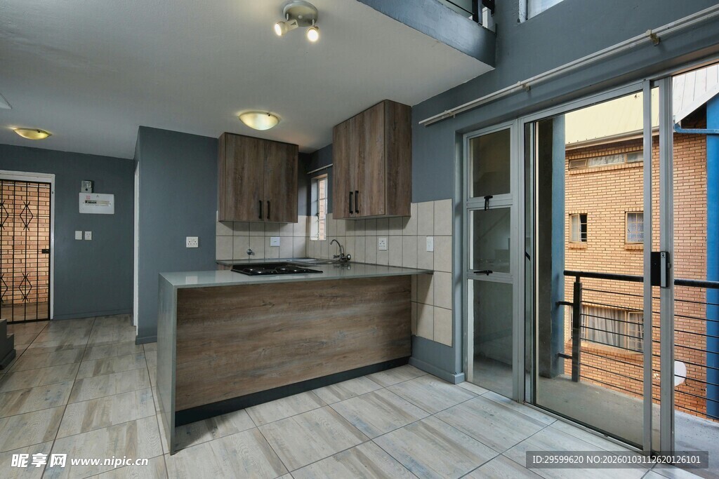 现代风格开放式厨房空间