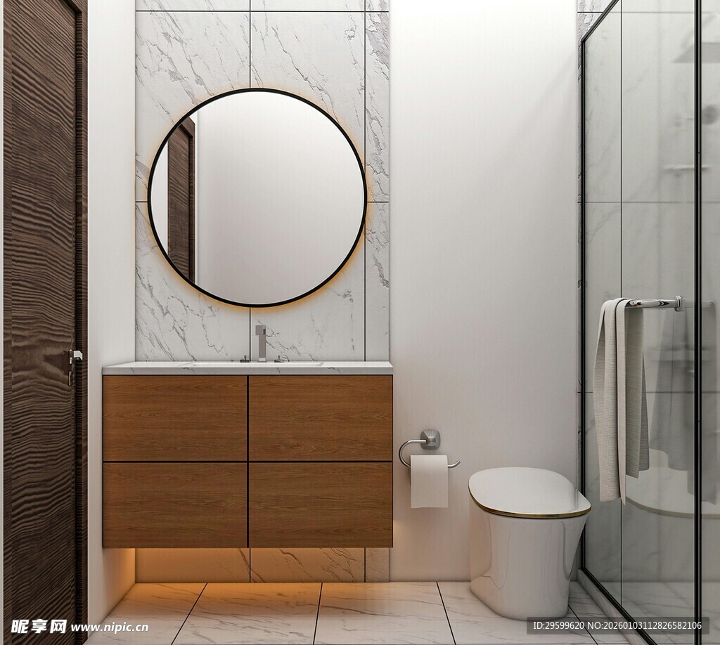 现代简约风浴室设计