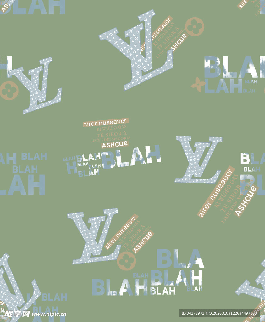 LV元素时尚图案设计