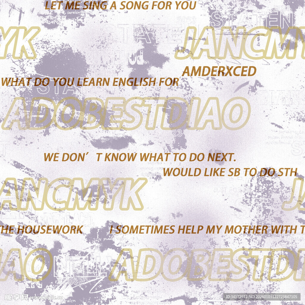 手写英文艺术字体展示