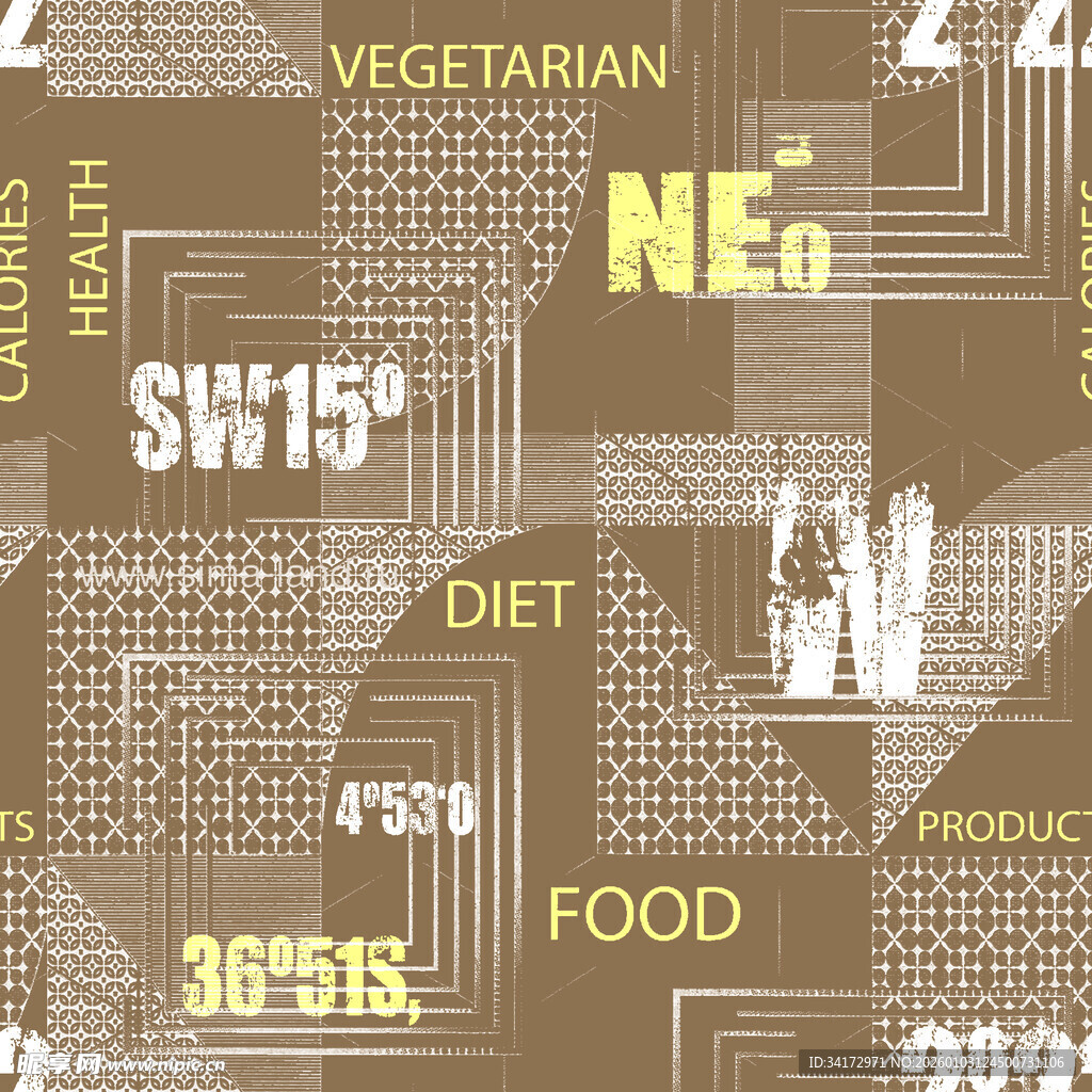 素食生活相关图案背景