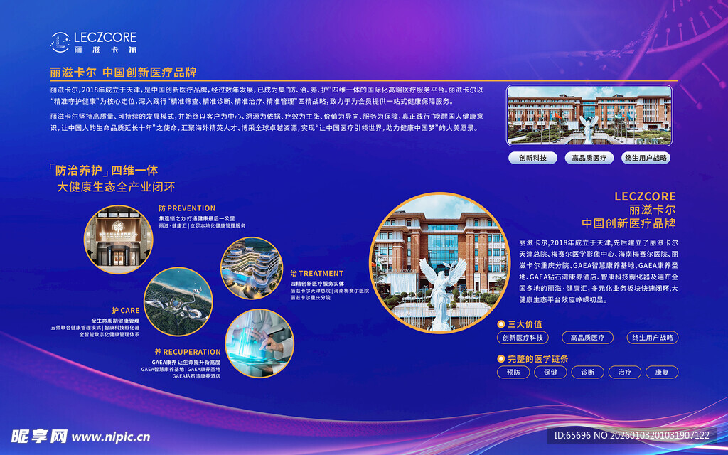 科技主题宣传页设计展示