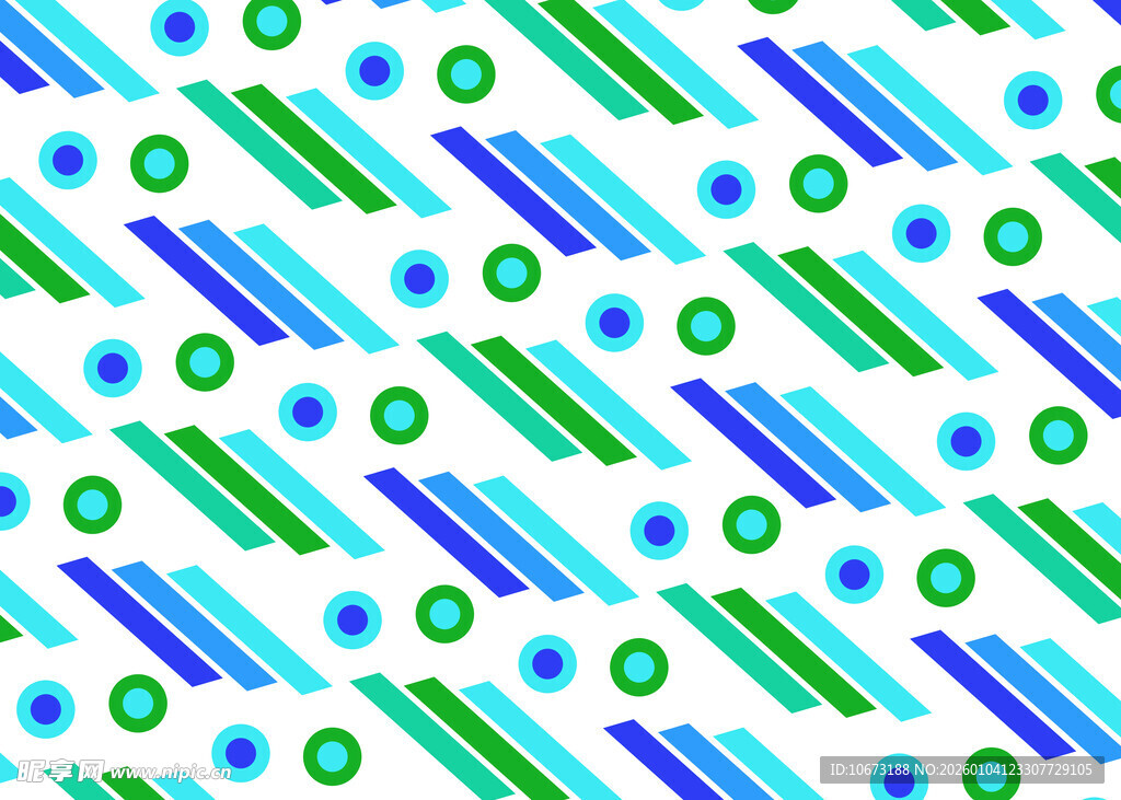 蓝绿几何图案背景纹理