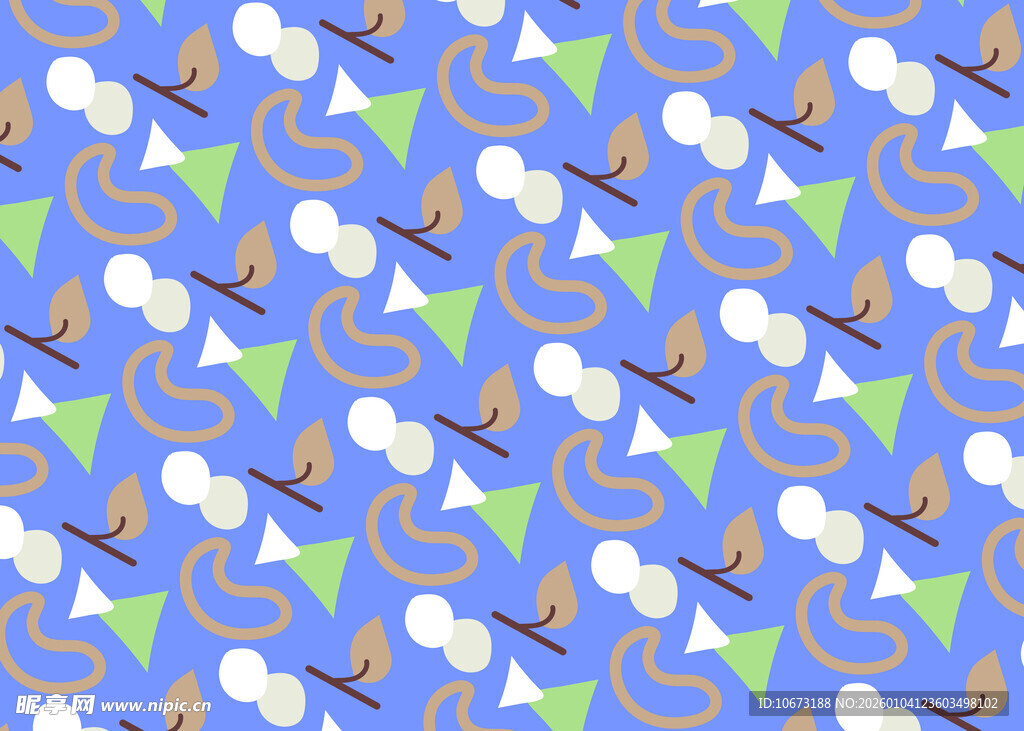 蓝色几何图案背景纹理