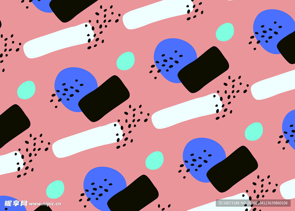 几何图案粉色背景抽象设计