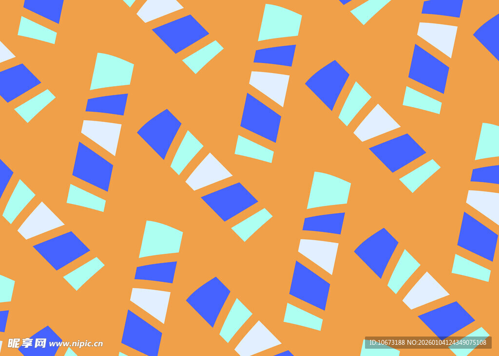 多彩几何图案无缝背景